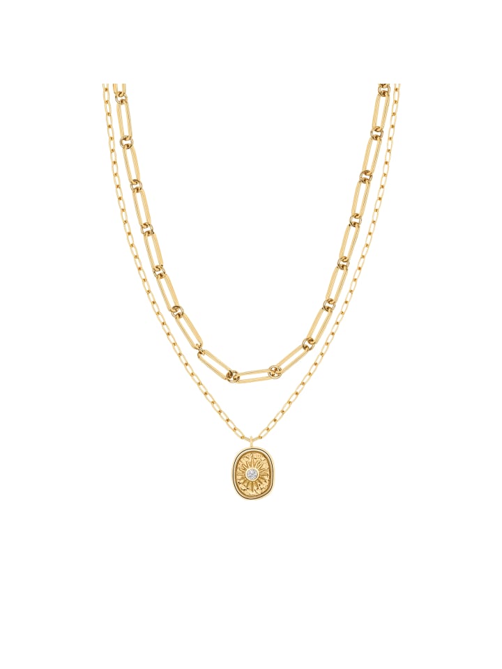 Schmuck-Set Cross in gold