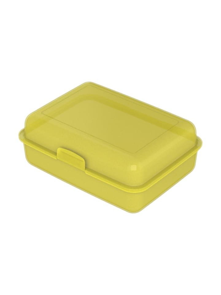 Vorratsdose "School-Box" groß in trend-gelb PP - 1200 ml