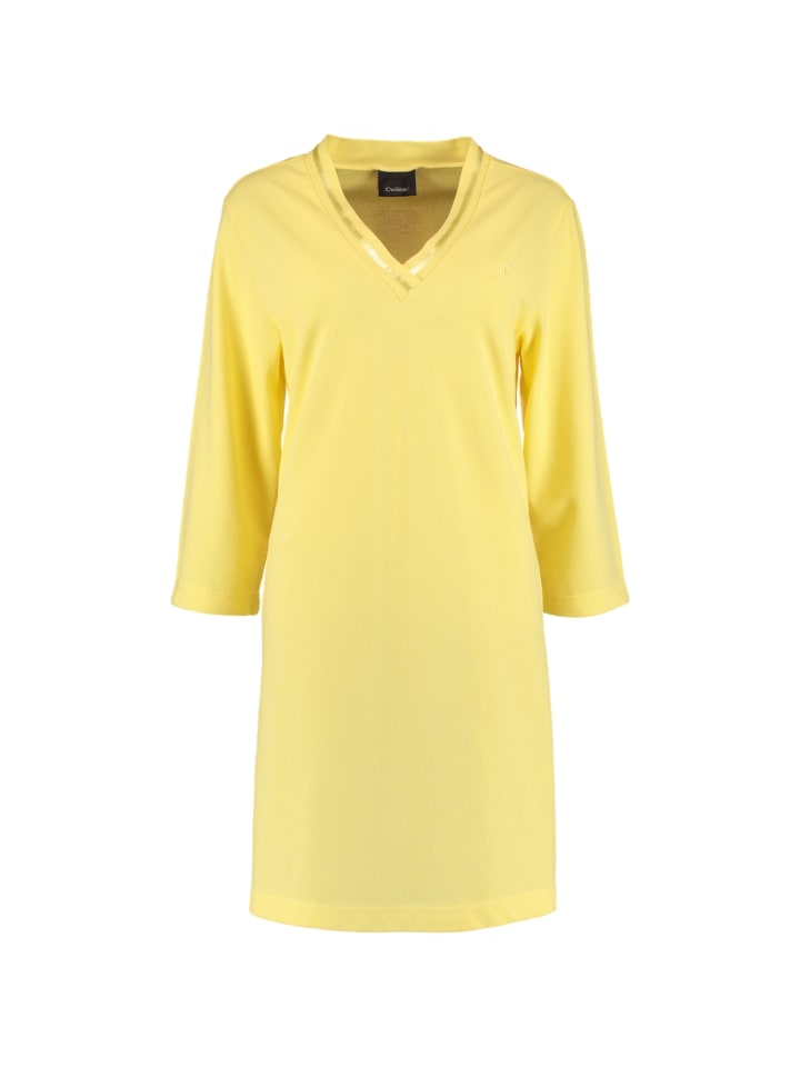 Cawö Home Strandkleider Damen Tunika 819 gelb - 55 in gelb - 55