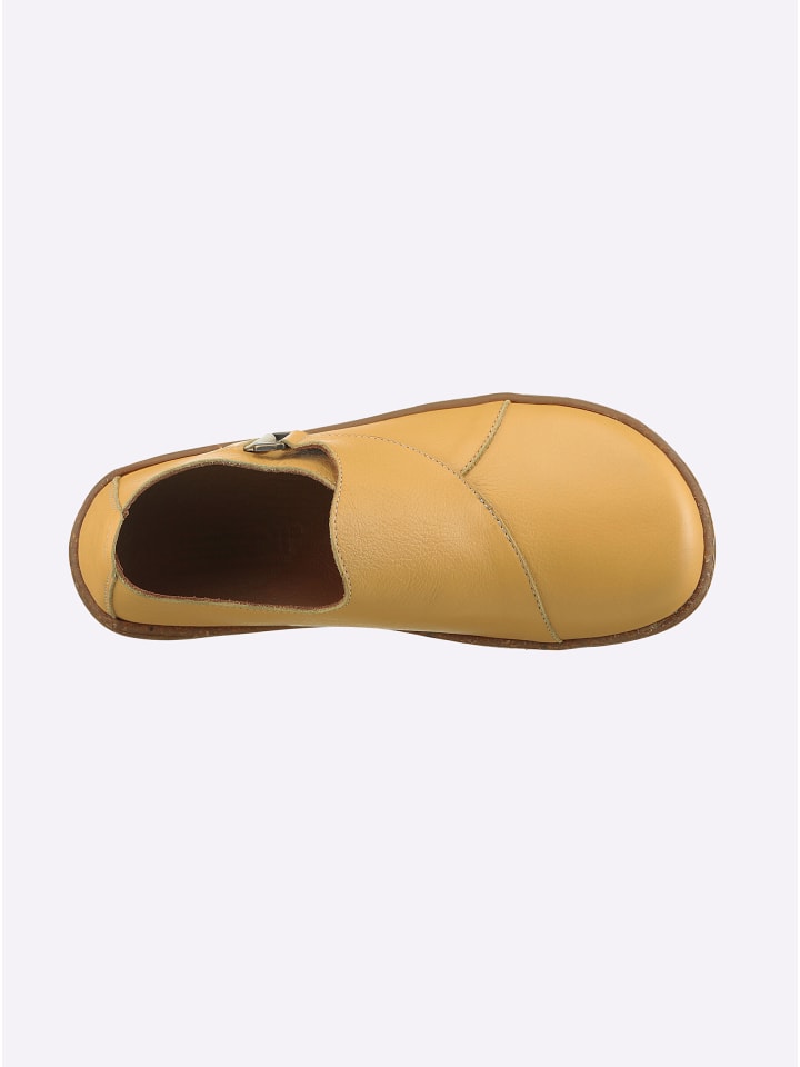 Slipper in ocker
