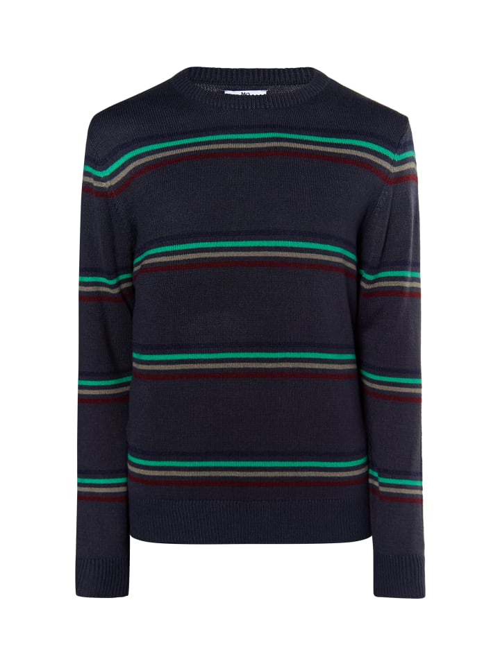 Herren Pullover in Marine Mehrfarbig