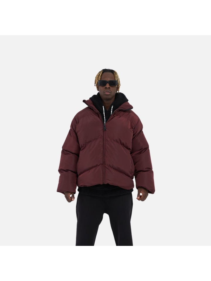 Pufferjacke Oversize Jacket in Bordaeux