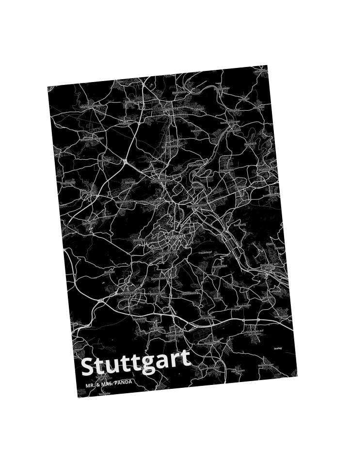 Grußkarte Stuttgart mit Spruch in Keine Angabe