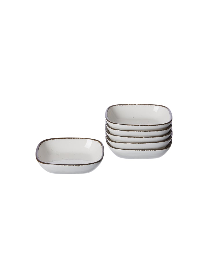 6-tlg. Dipschalen-Set Casa in Beige ø 10 cm