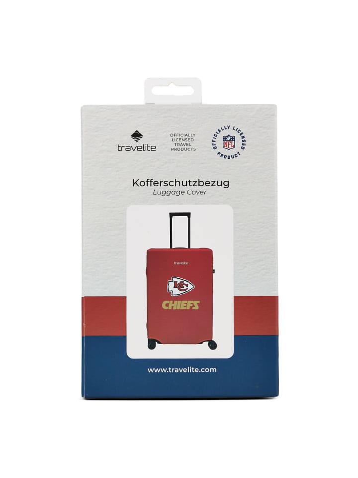 travelite x NFL Kofferschutzhülle 71 cm cansas city chiefs