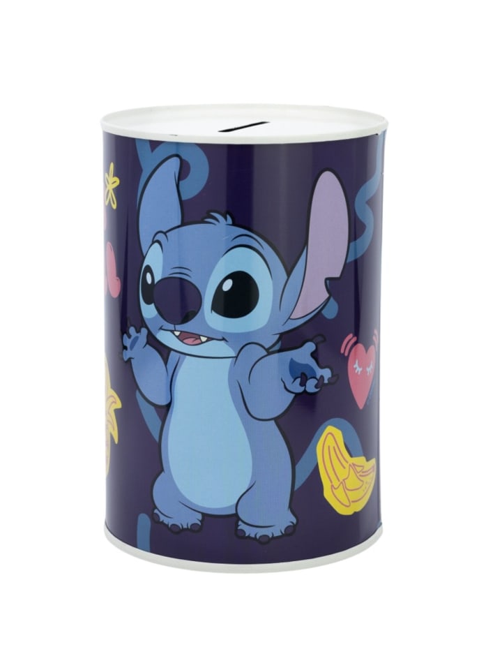 Disney Stitch Spardose bedruckt aus Metall 15 × 10 × 10 cm in Mehrfarbig