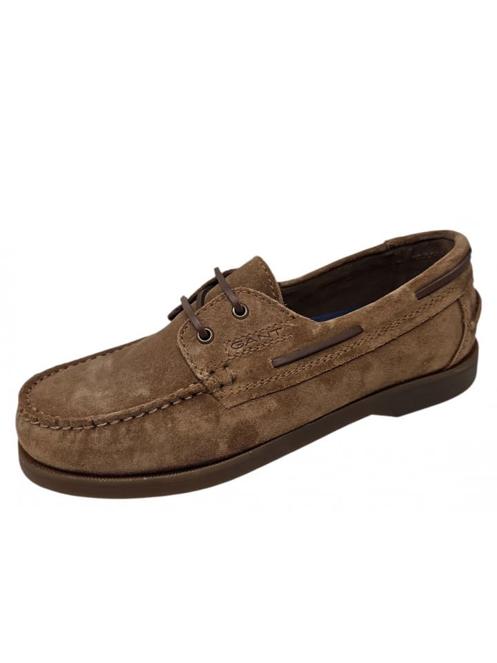 sportlicher Schnürer Yardport Low Lace in Braun