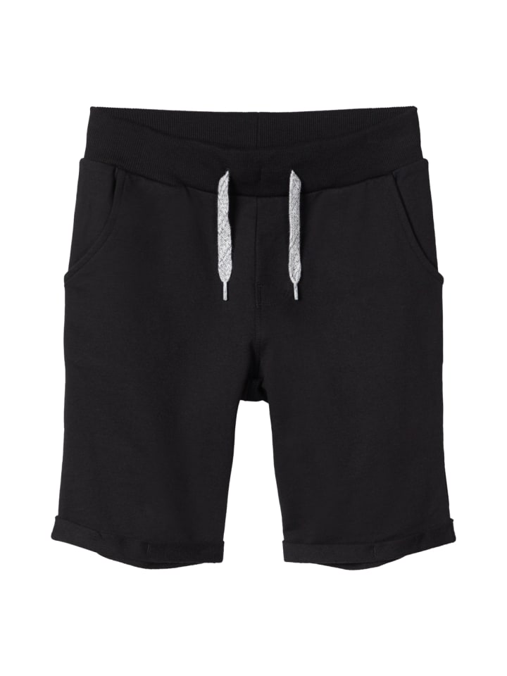 Jungen Baumwoll-Shorts in Schwarz