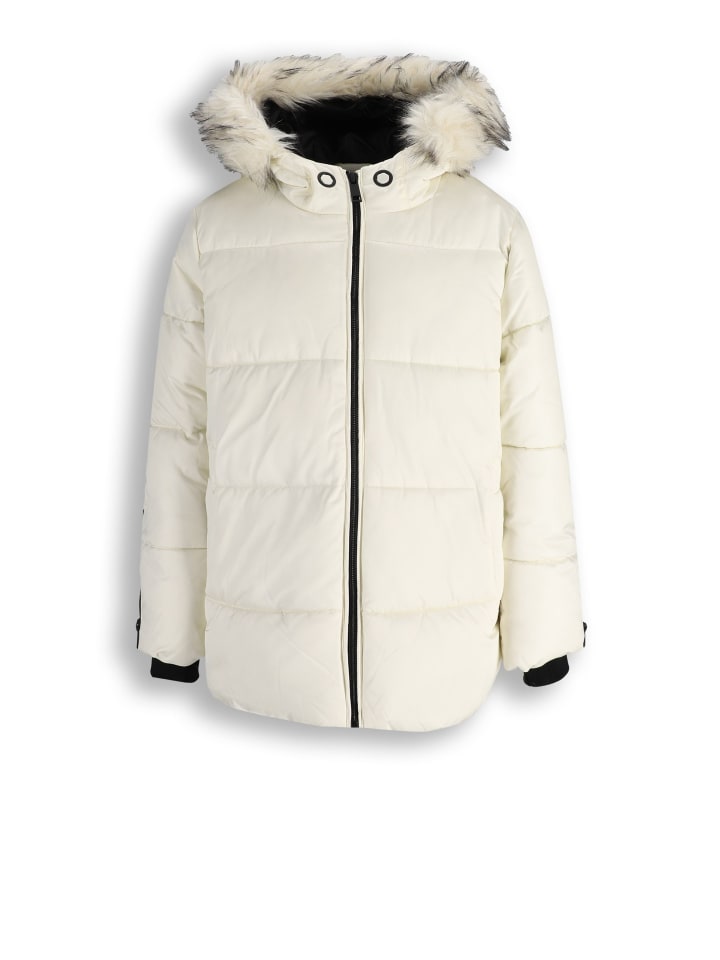 Gesteppte Winterjacke in ecru