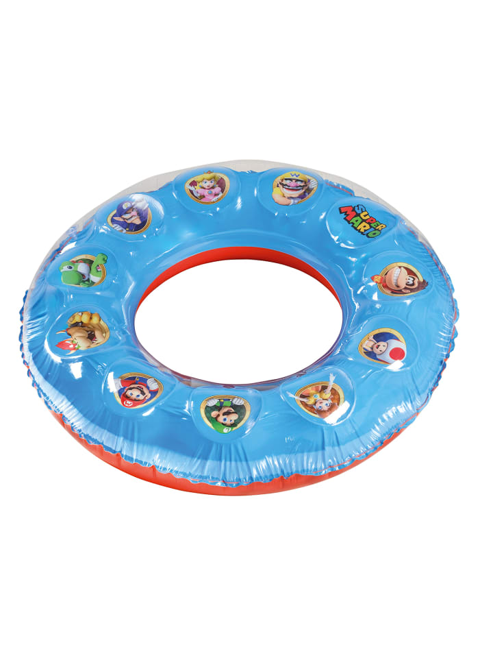 Schwimmring mit Blasen 98 cm Super Mario in mehrfarbig