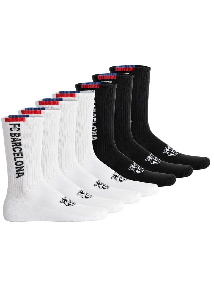 Socken 7er Pack in Weiß/Schwarz