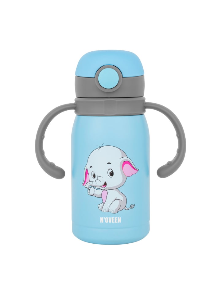 NOVEEN Solide Wasserflasche | 300 ml, Blau in Blau