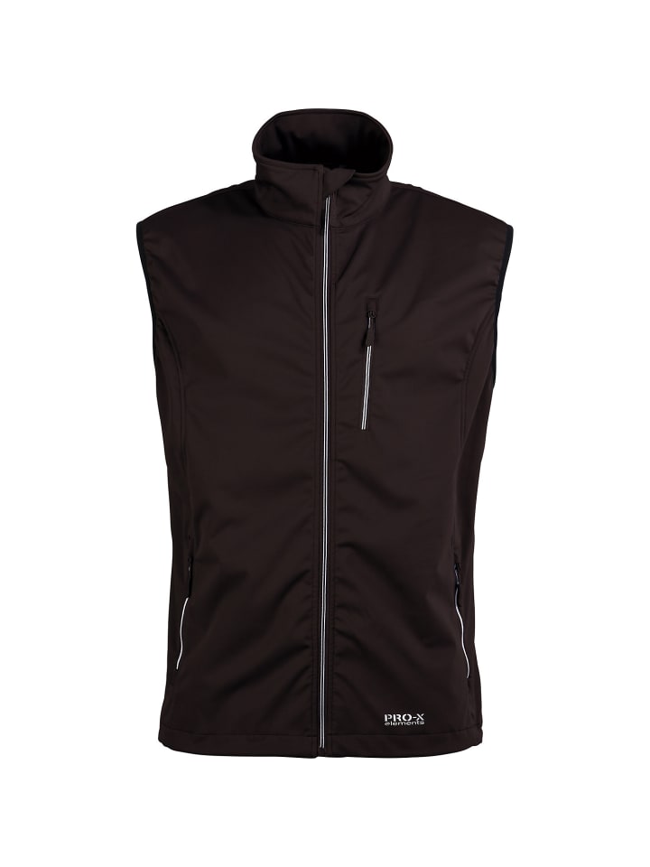 Sofshellweste MATEO in Schwarz