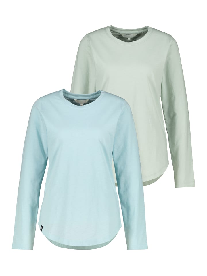 Langarmshirt LeabellaAK A in ice / fresh mint