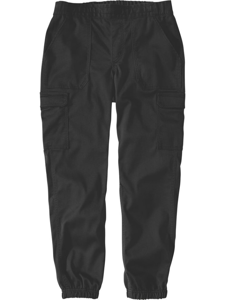 Arbeitshose "Relaxed Fit Twill J. 106522" in Schwarz