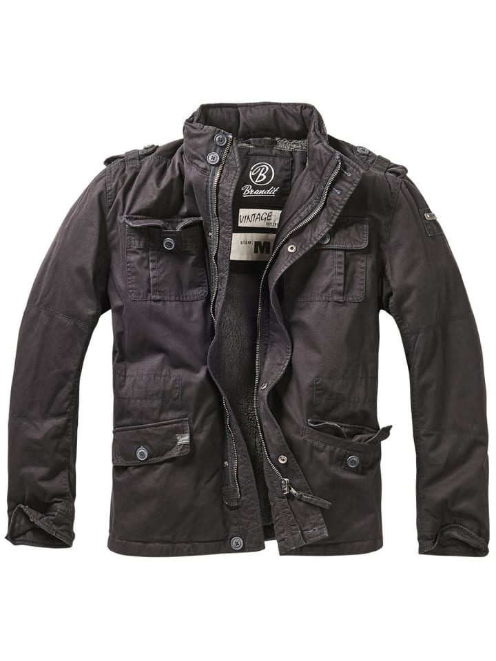 Winterjacke "Britannia Winter Jacket" in Schwarz