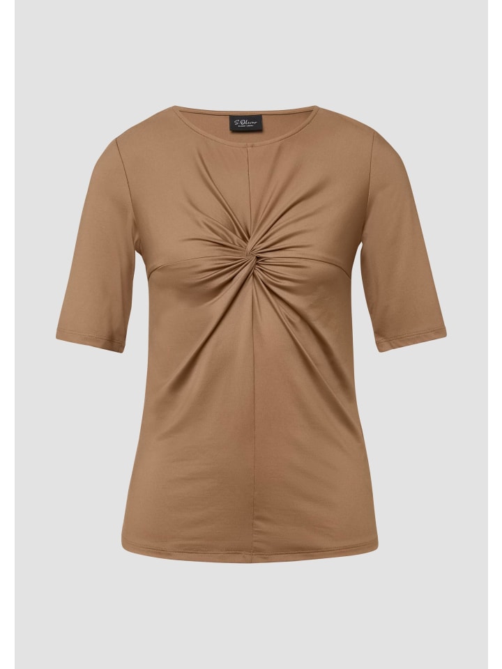T-Shirt in 8624_cognac