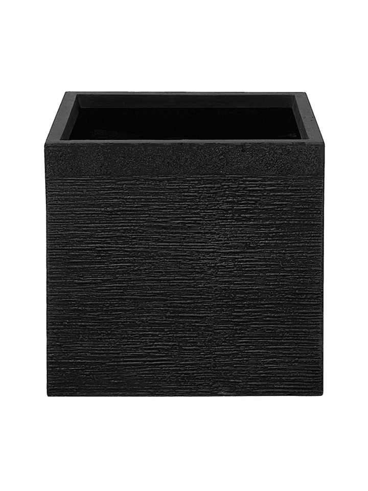 Outdoor Blumentopf PAROS in Schwarz - (W) 40 x (H) 38 x (L) 40 cm