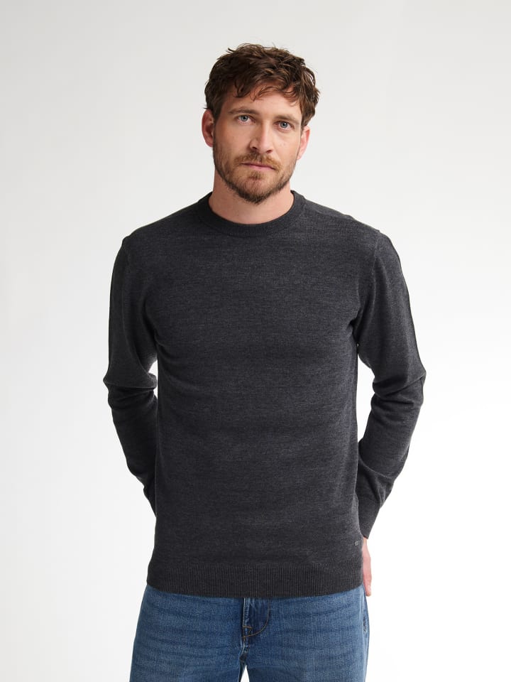 Feinstrickpullover Steamboat in Schwarz