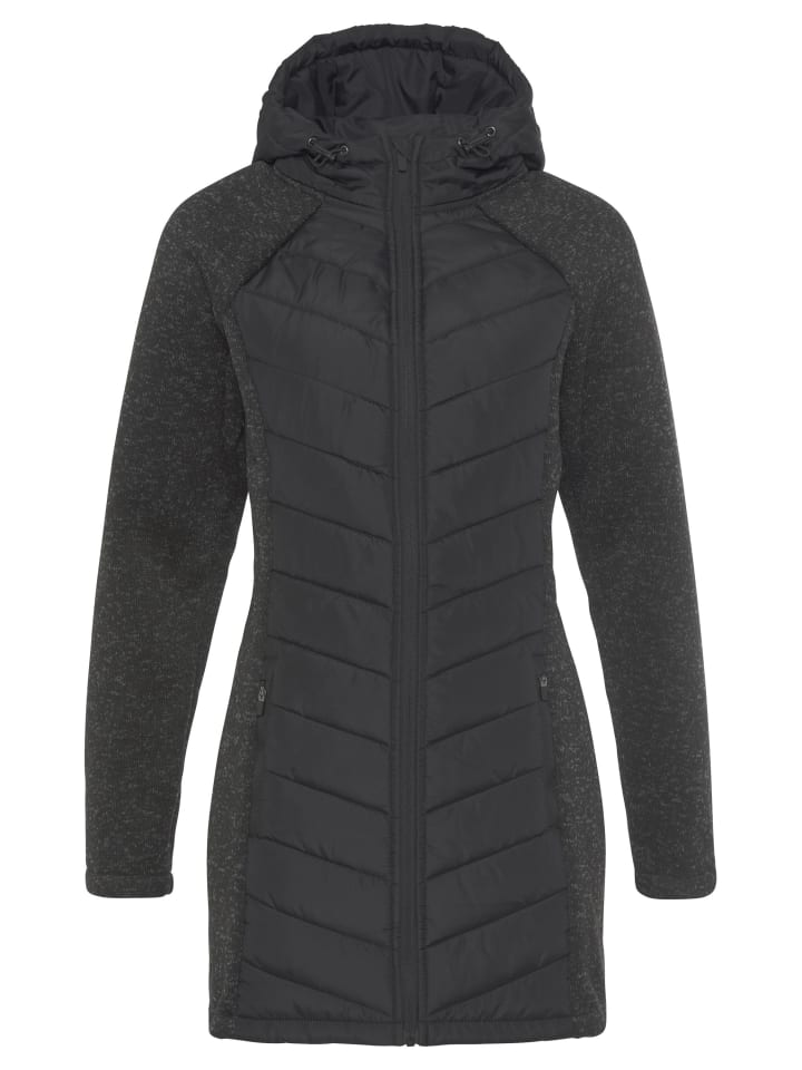 Steppjacke in schwarz