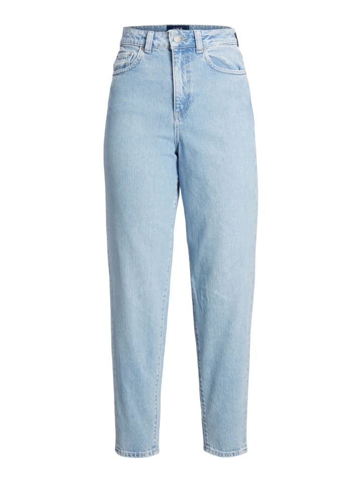 Mom Jeans in Light Blue Denim