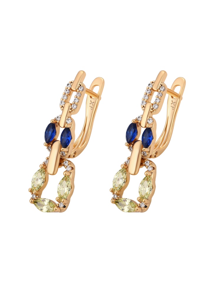 Women Hoop Earrings in Rose Gold Black