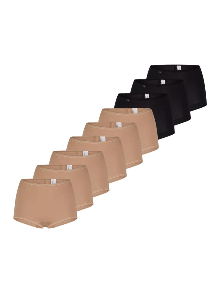Maxi Slip 24/7 Cotton in Beige / weiß