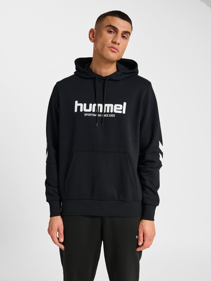Verstellbare Taille Kapuzenpullover Hmllegacy Herren in BLACK