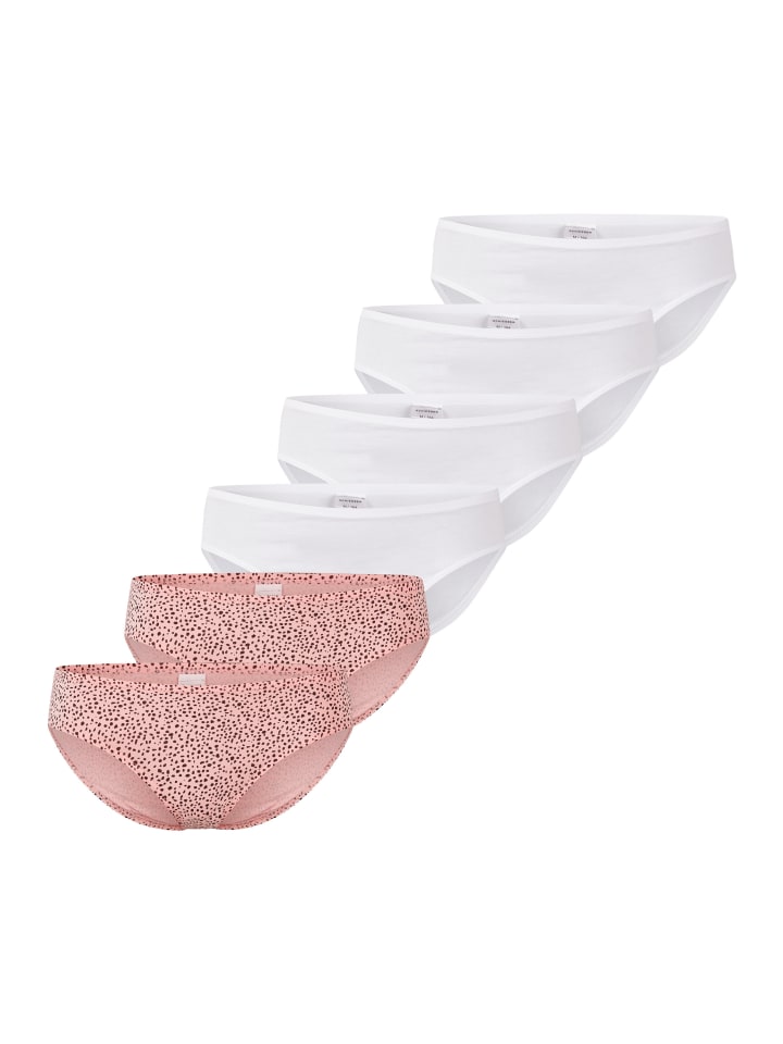 Slip Teens Girls 95/5 Cotton in Weiß/Pink
