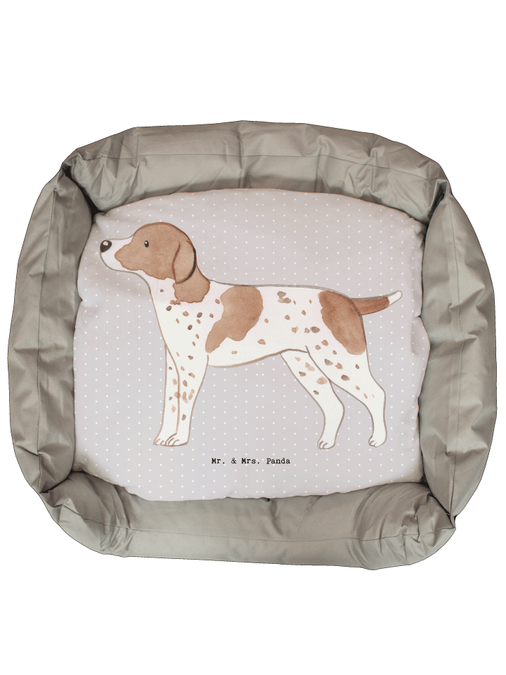 Hundematte Pointer Lebensretter ohne Spruch in Grau Pastell