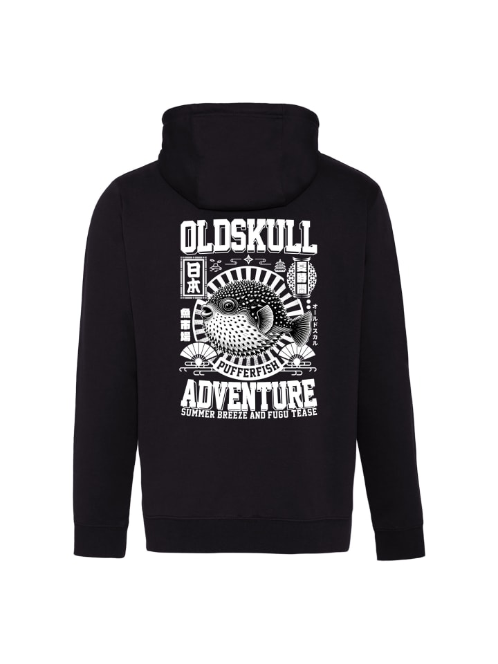 Hoodie WRLDVIBE SPIKY in Black