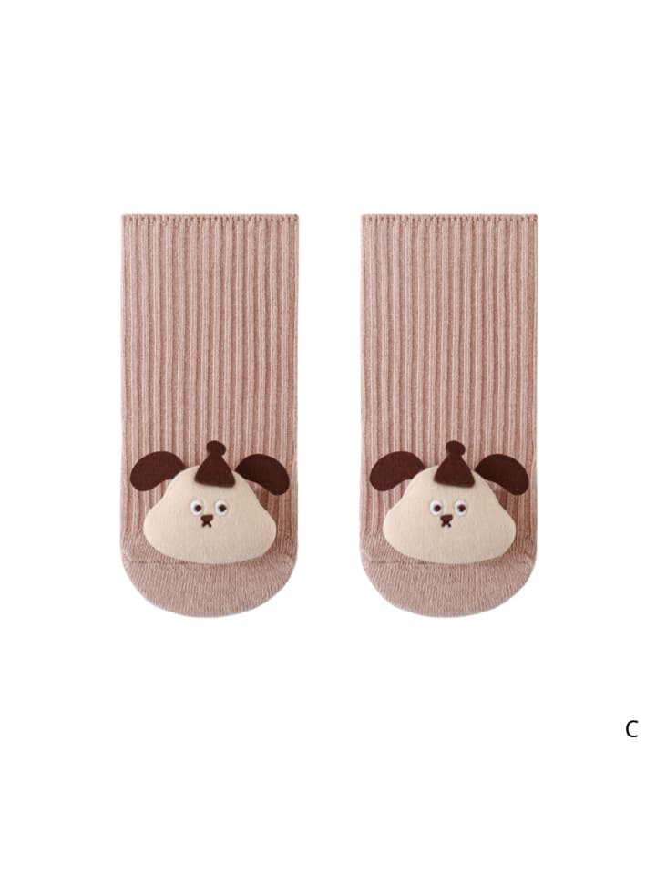 5er-Set Baby-Plüschsocken B