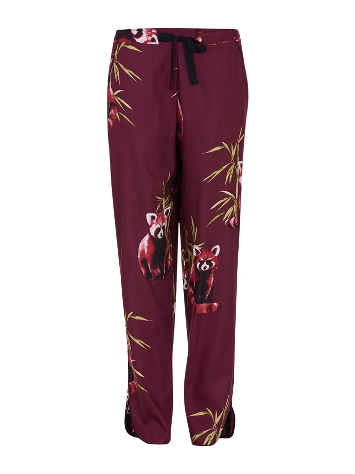 Yasmin Pyjama Bottoms Nachtwäsche in blutrot