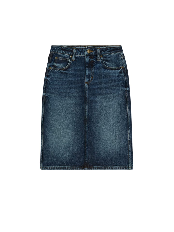 Jeansrock Midi in Flash Blue