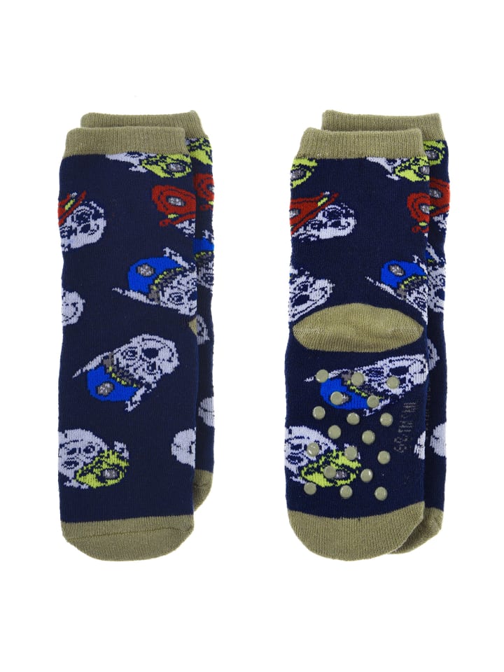 Chase Marshall Rubble Kinder 2 Paar Stoppersocken in Dunkel-Blau