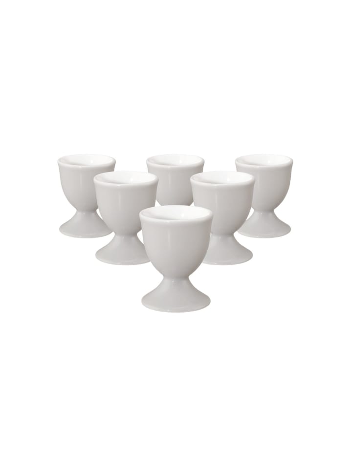 6er Set Eierbecher Liberty Pure Colors in New Grey ø 4,9 cm