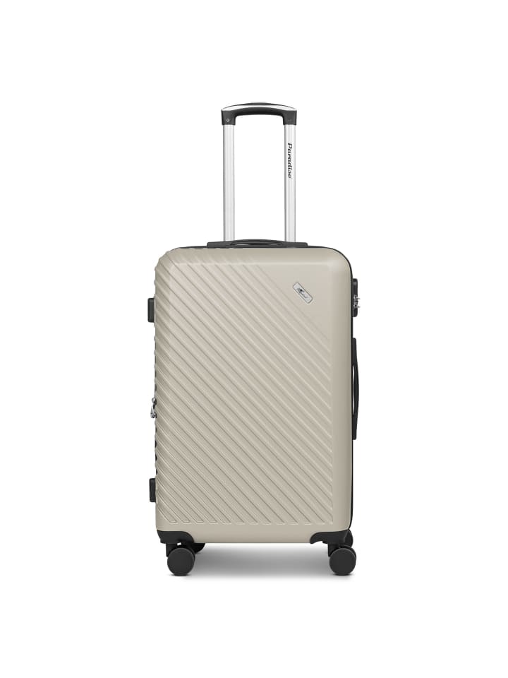 Paradise 2.0 4 Rollen Trolley M 68 cm mit Dehnfalte eggshell