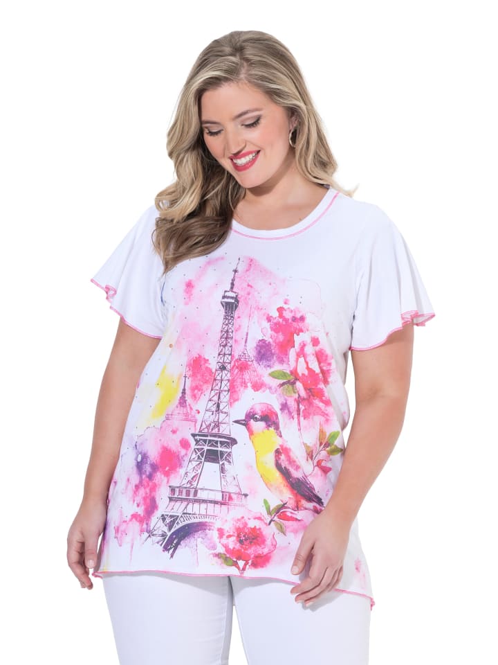 Shirt in schneeweiß