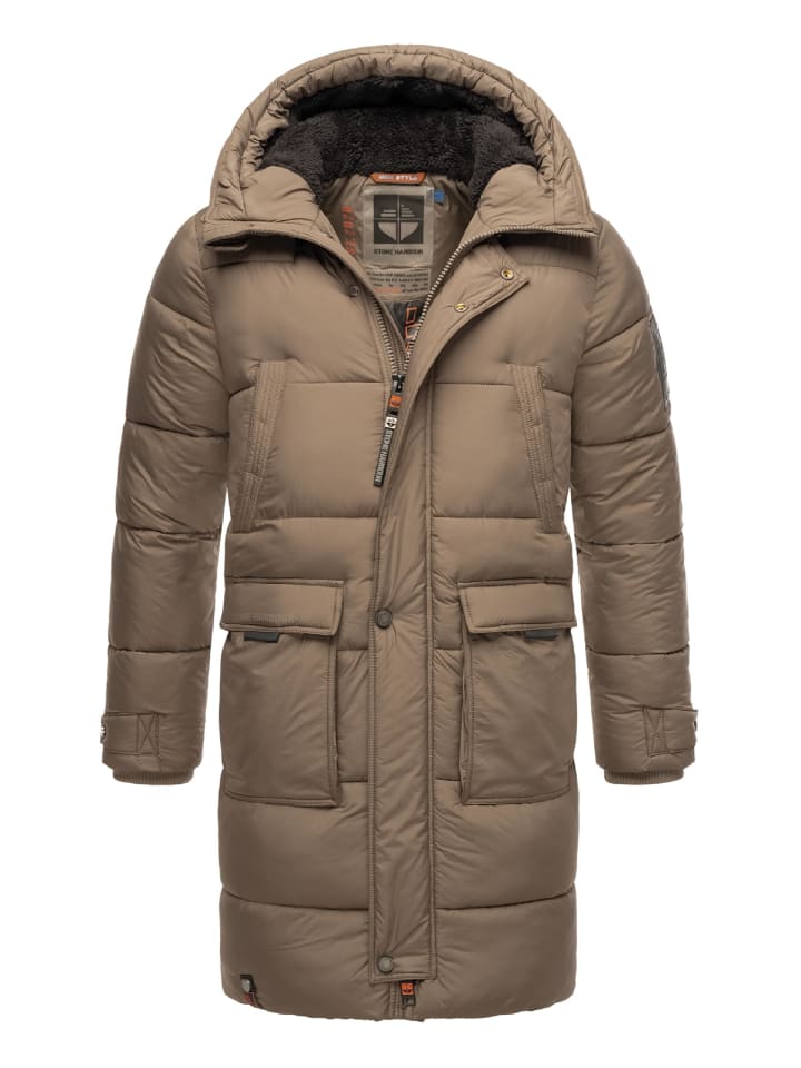 STONE HARBOUR Wintermantel Beviis in Stone Brown günstig kaufen | limango