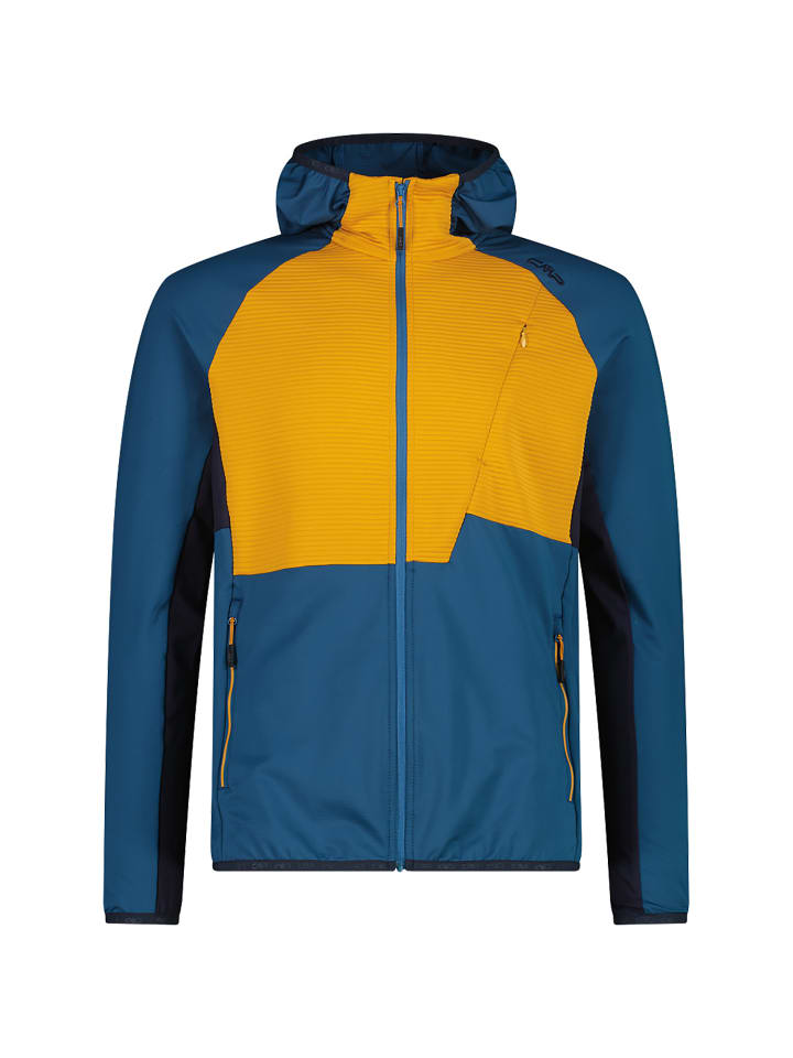 Kapuzensweat MAN JACKET FIX HOOD in Petrol2571