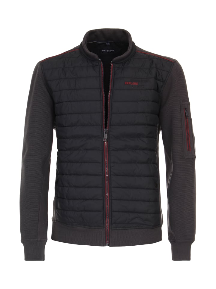 Sweatjacke in Dunkelblau