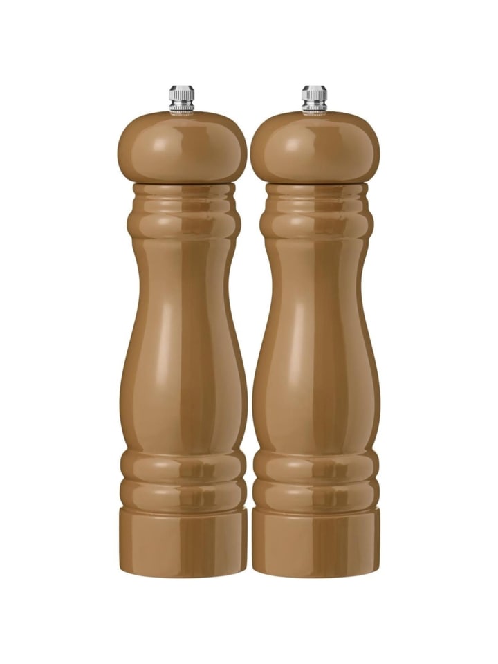 Salzmühle Pfeffermühle Set in hazelnut