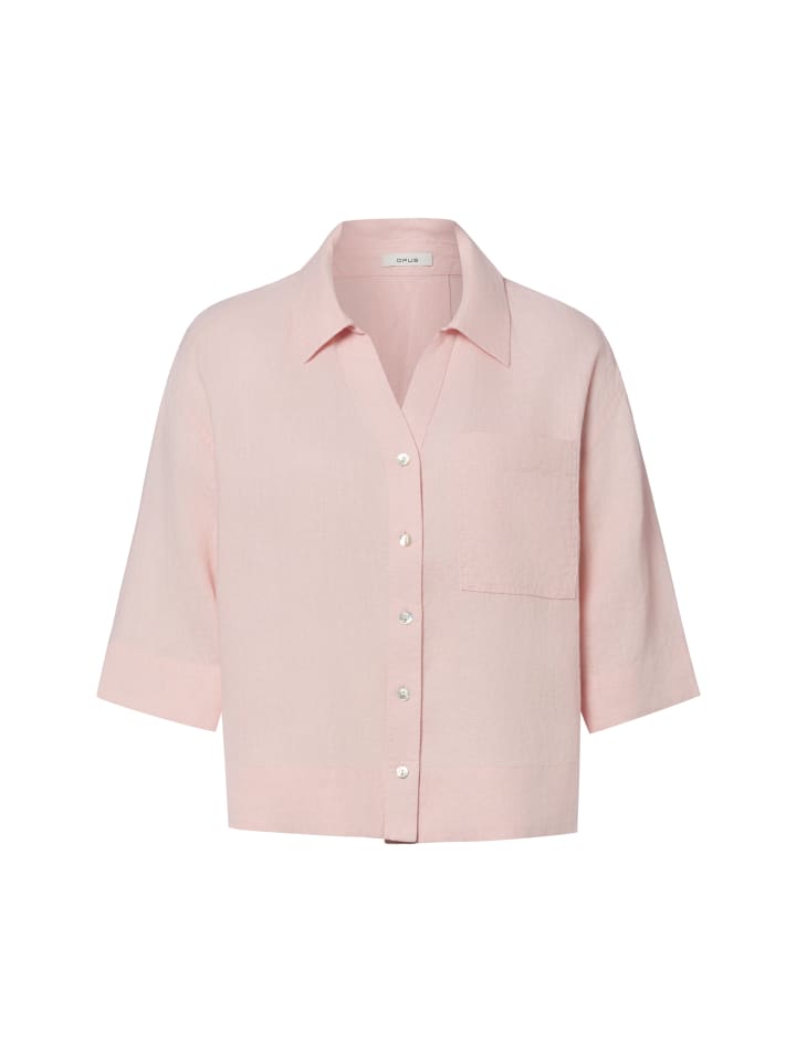 Leinenbluse Flippa in rosa