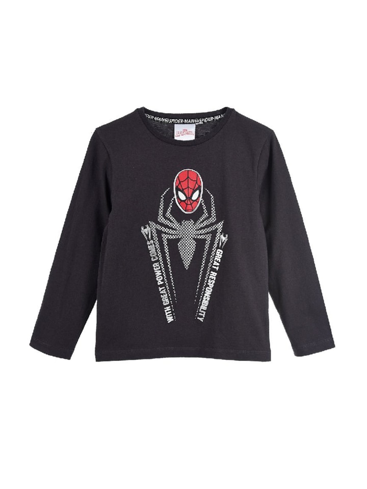 Langarmshirt Longsleeve in Grau