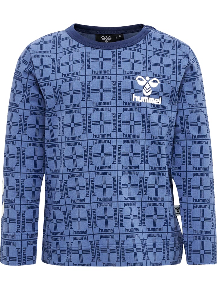 T-Shirt Hmlcheck Jungen in BLUE HORIZON