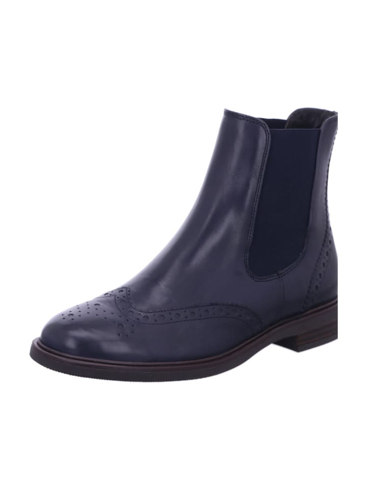 Schnürstiefeletten in blau