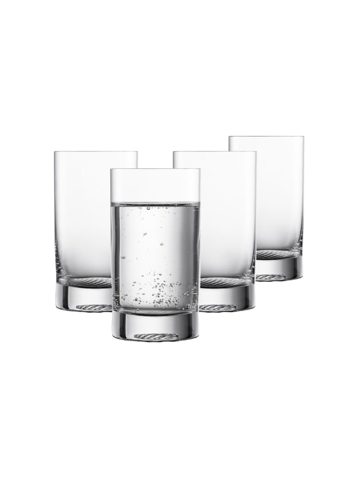 4er Set Becher ECHO in Transparent 314 ml