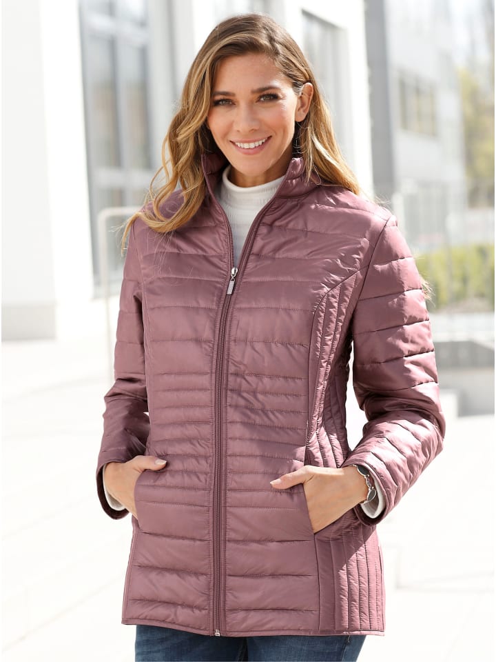 Steppjacke in rose