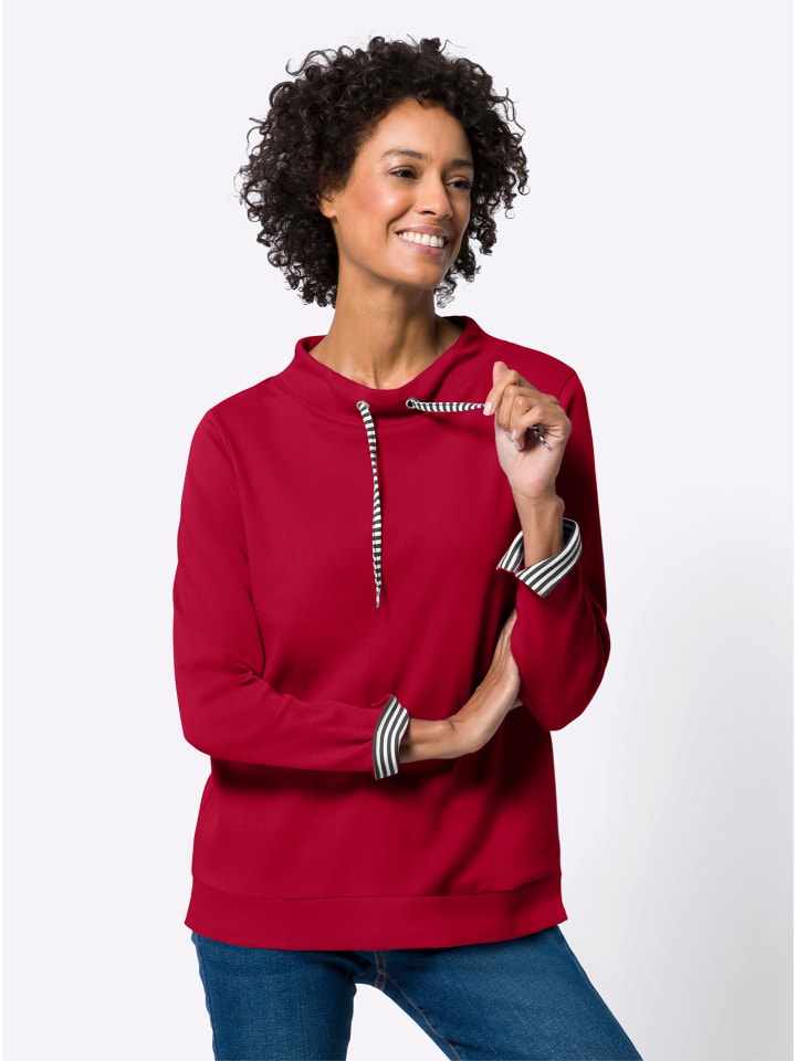 Sweatshirt in rot