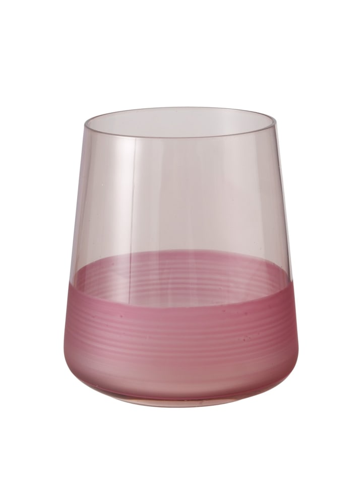 Trinkglas Moluna in rosa
